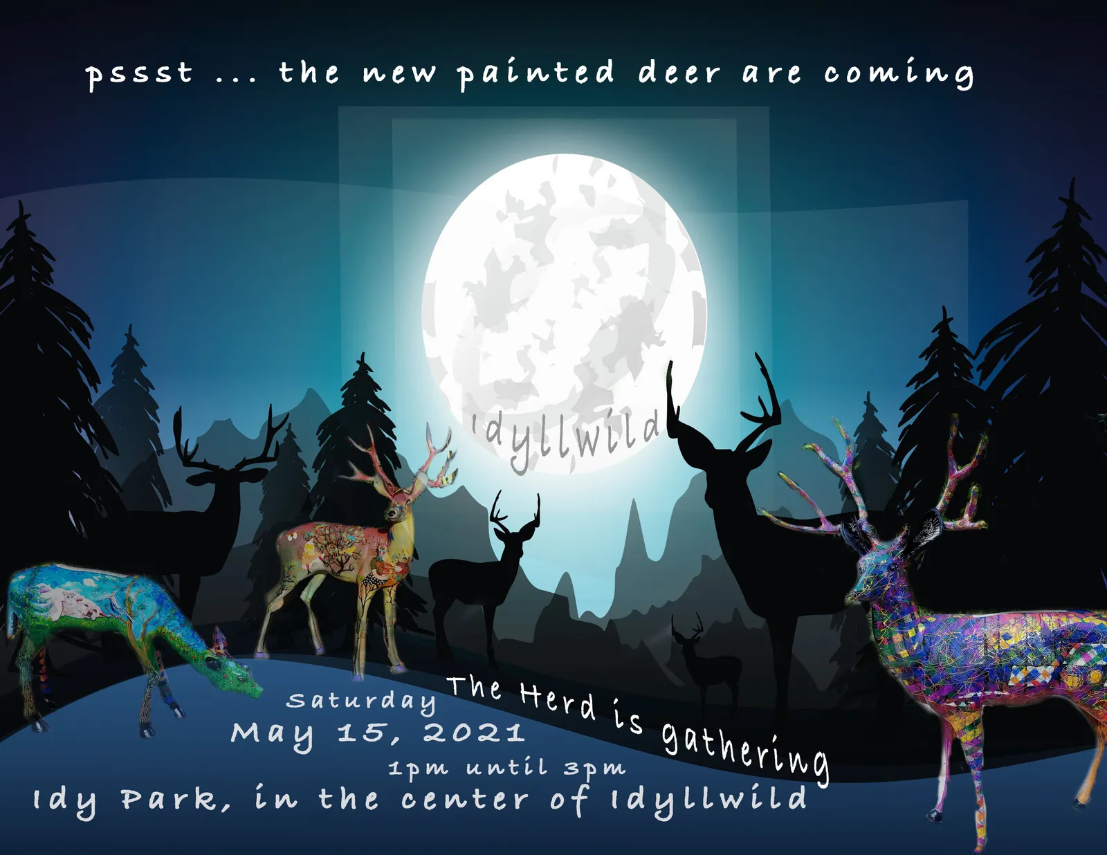 Painted Deer Herd Gathering