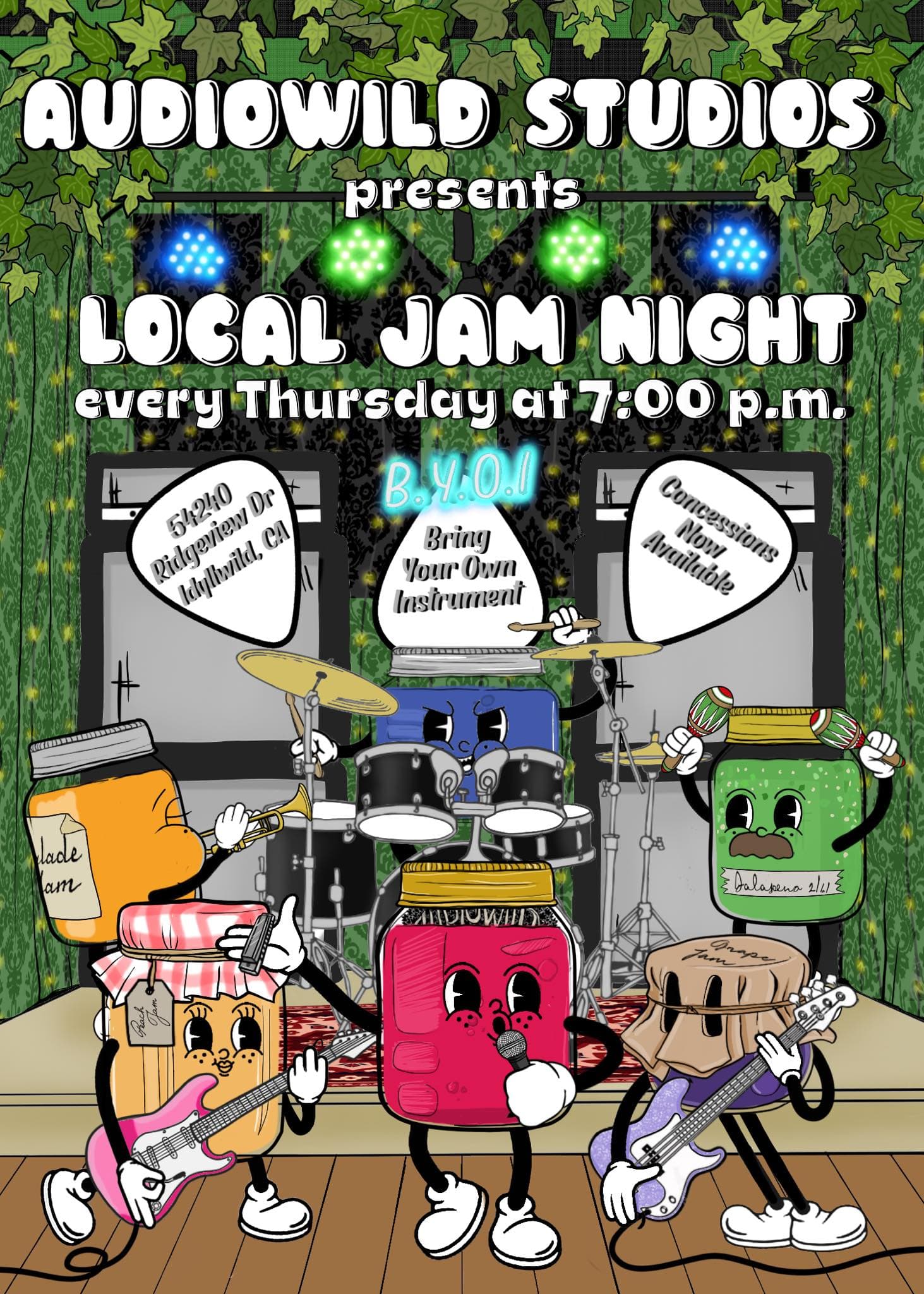 LOCAL JAM NIGHT@audiowild studios