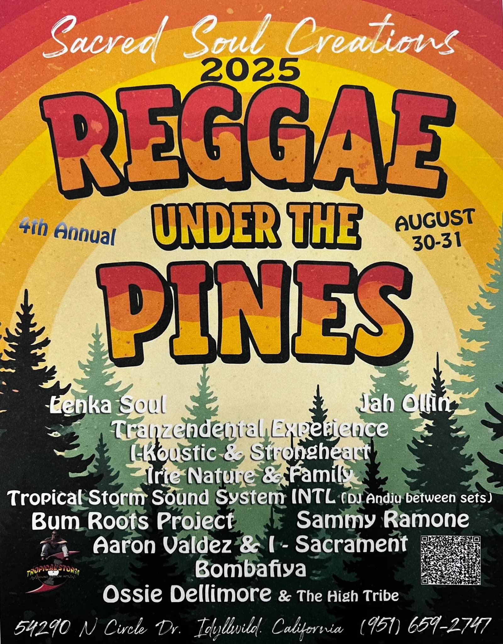 2 DAY REGGAE UNDER THE PINES 2025@ rustic theatre