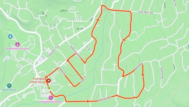 idyllwild race 5k/10k@ All over idyllwild