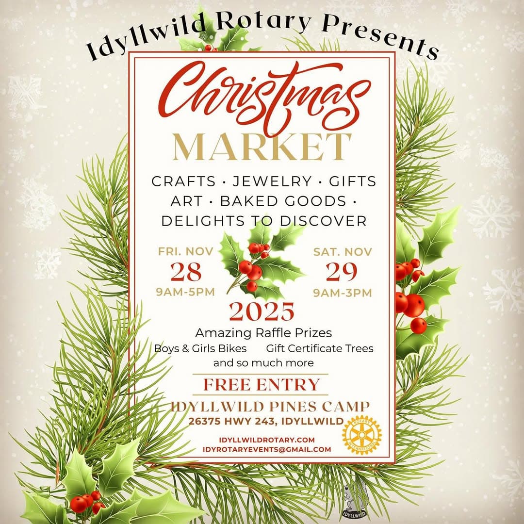 christmas market@ idyllwild pines camp