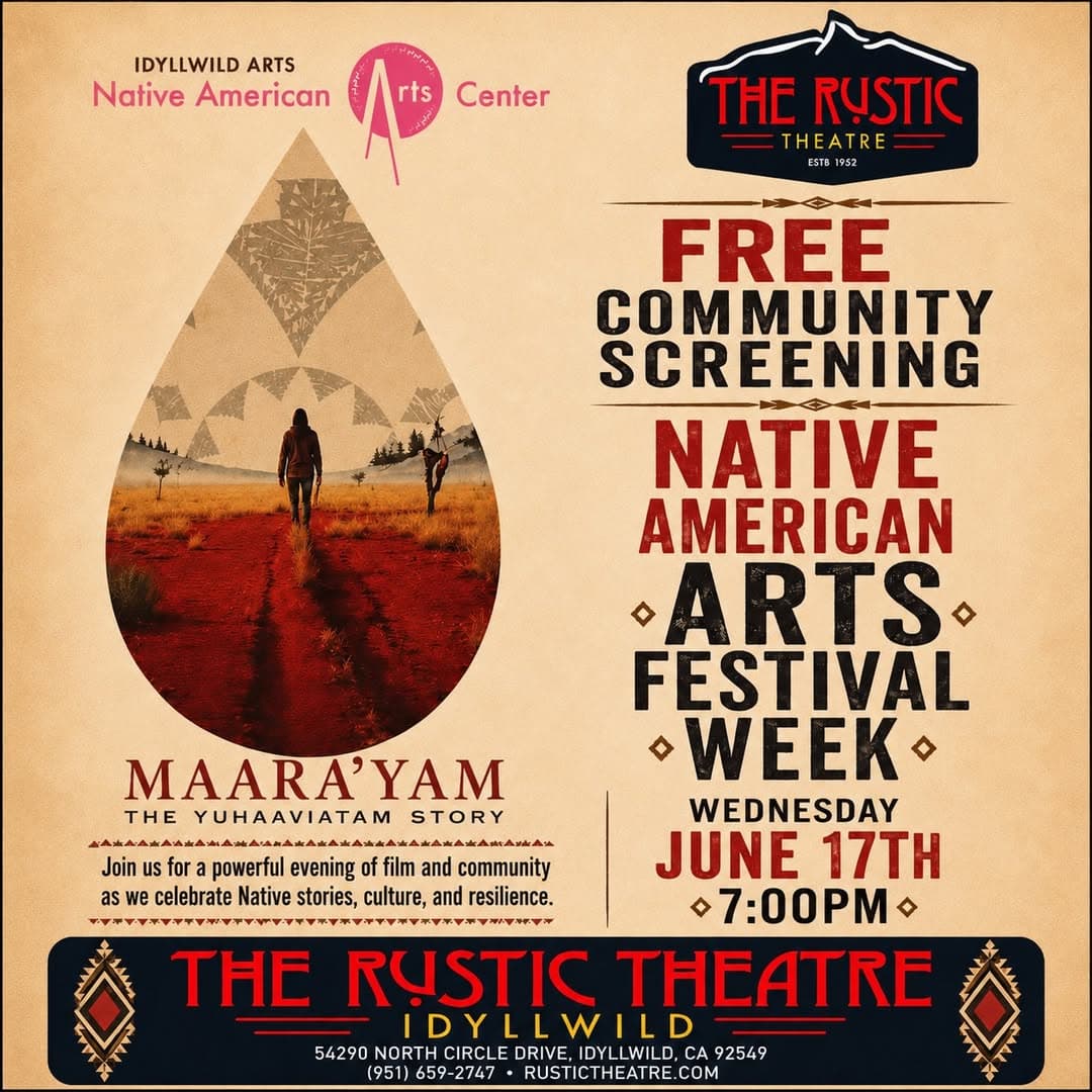 NATIVE AMERICAN ARTS FESTIVAL SCREENING 2026@ rustic theatre