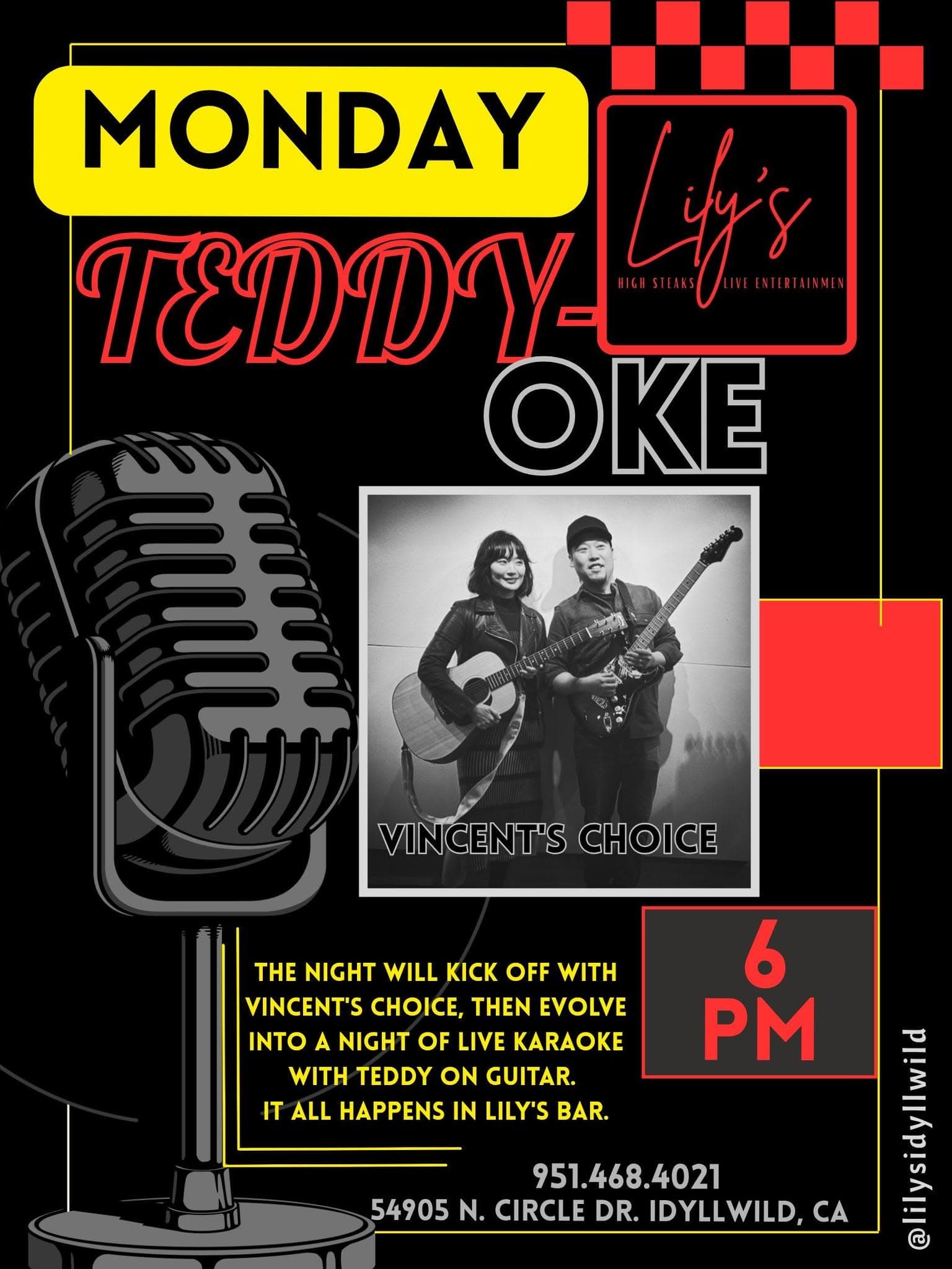 teddy oke@ lily's restaurant