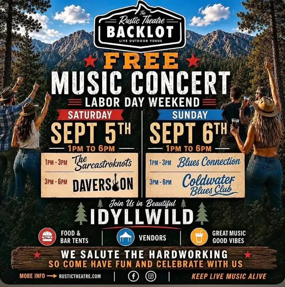 LABOR DAY WEEKEND MUSIC FESTIVAL@ rustic theatre