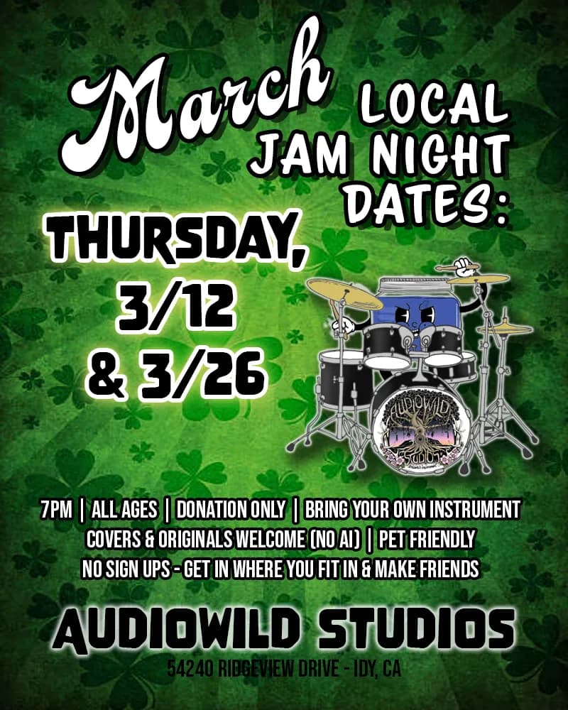 local jam night@ audiowild studios