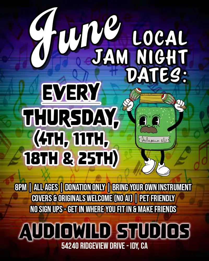 local jam night@ audiowild studios