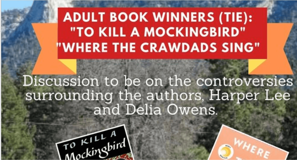 Idyllwild Reads: Adult book winners discussion at Idyllwild Library