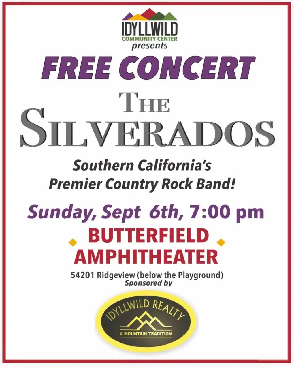 silverado's@ butterfield amphitheatre