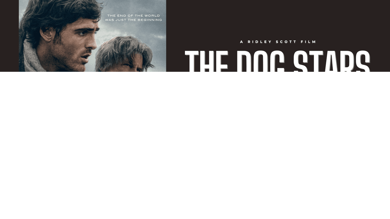 movie: THE DOG STARS@ rustic theatre