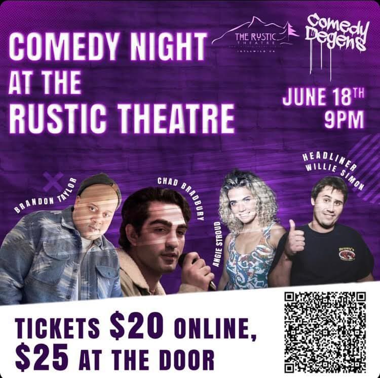 Comedy Degens Presents@Rustic