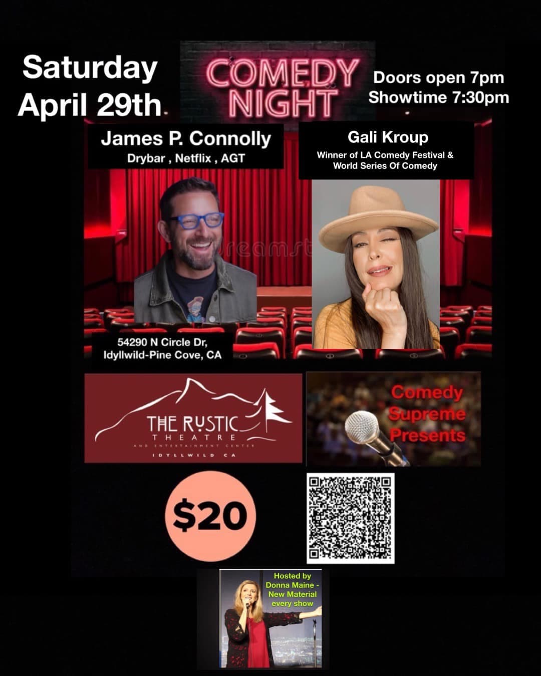 MAGIC COMEDY NIGHT @Rustic Theatre