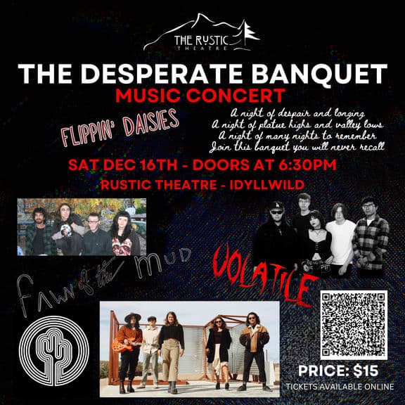 “DESPERATE BANQUET” Live Music Event@ rustic theatre