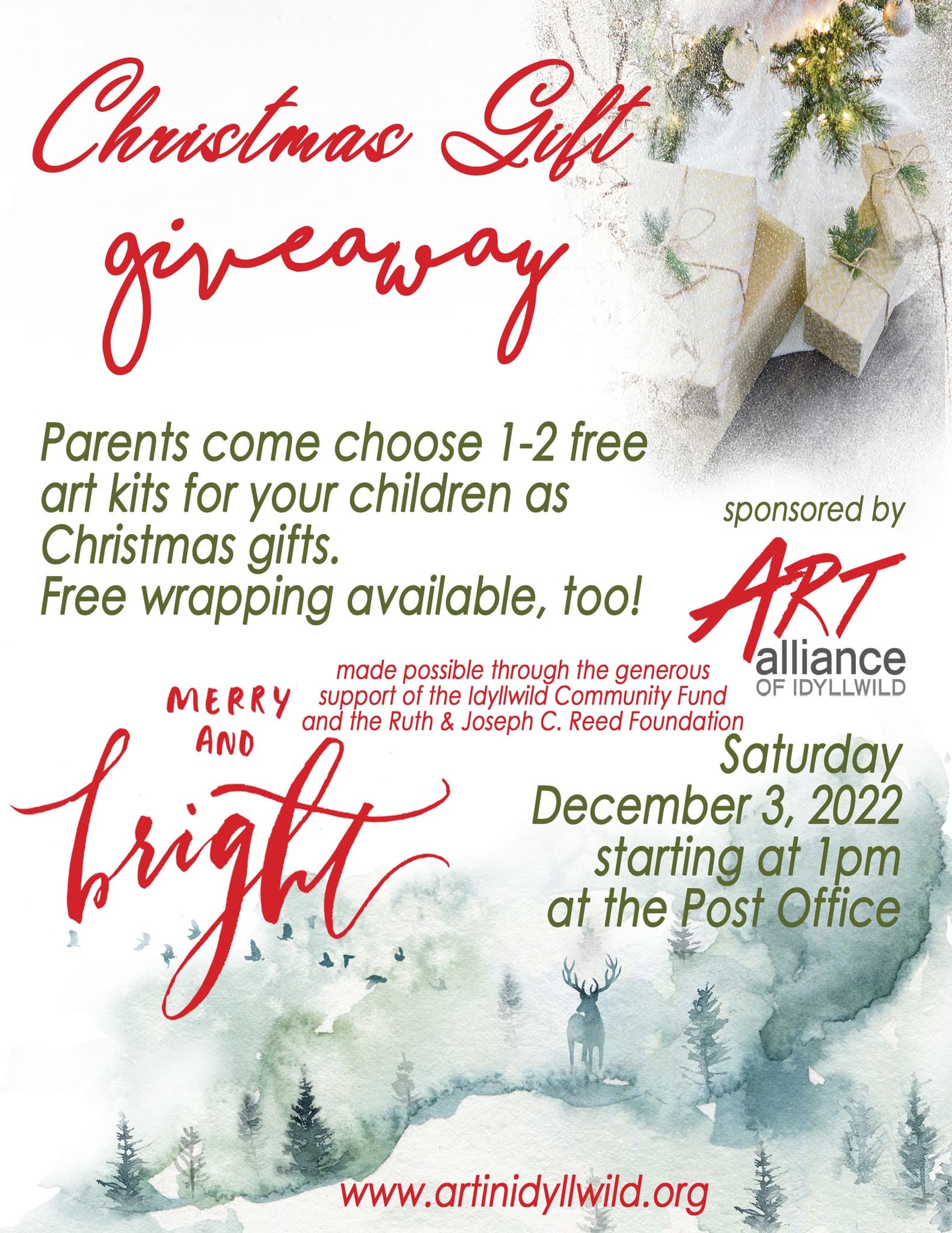 Christmas Gift Giveaway@PostOffice