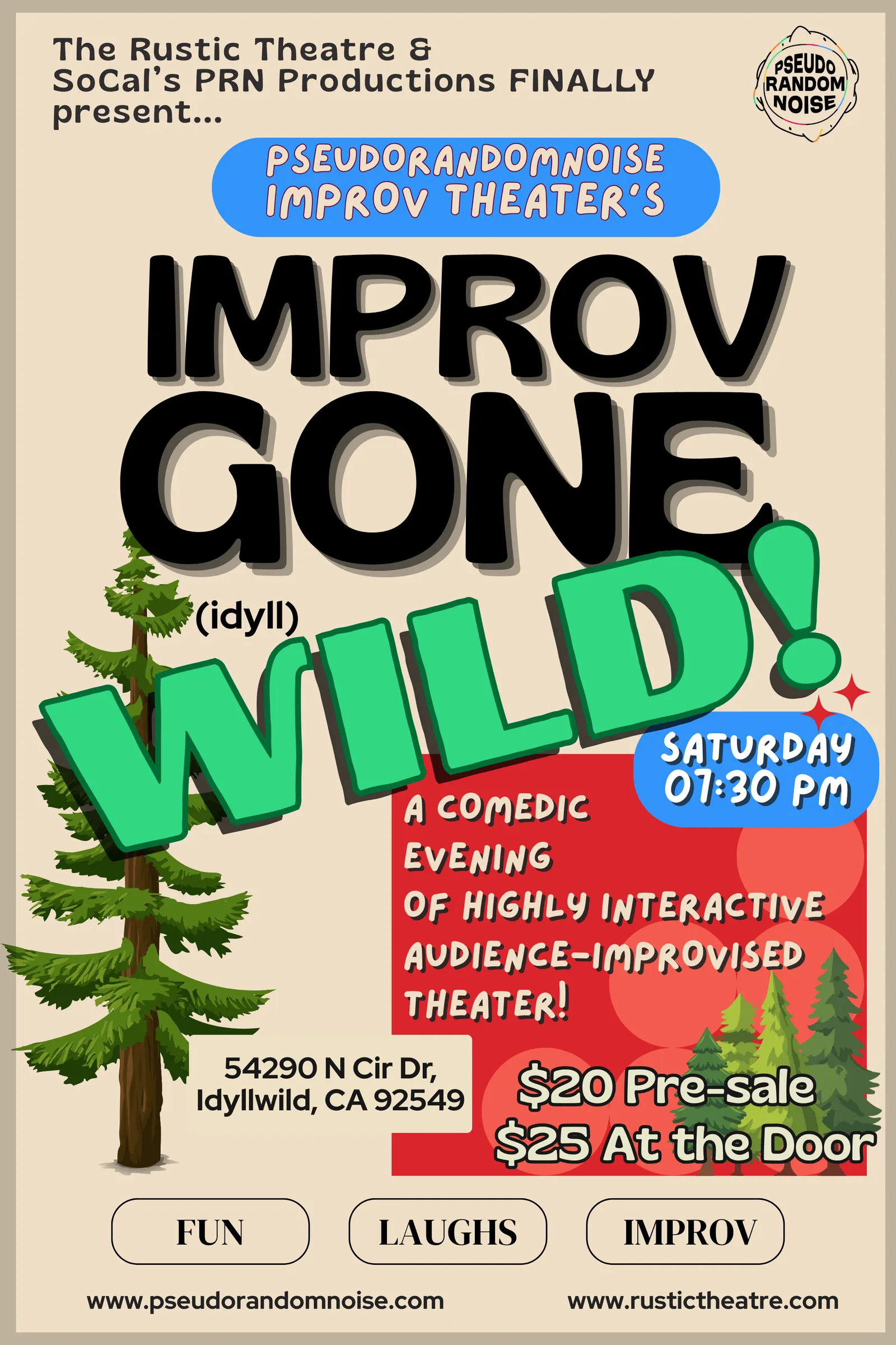 MPROV GONE (idyll) WILD!@ rustic theatre