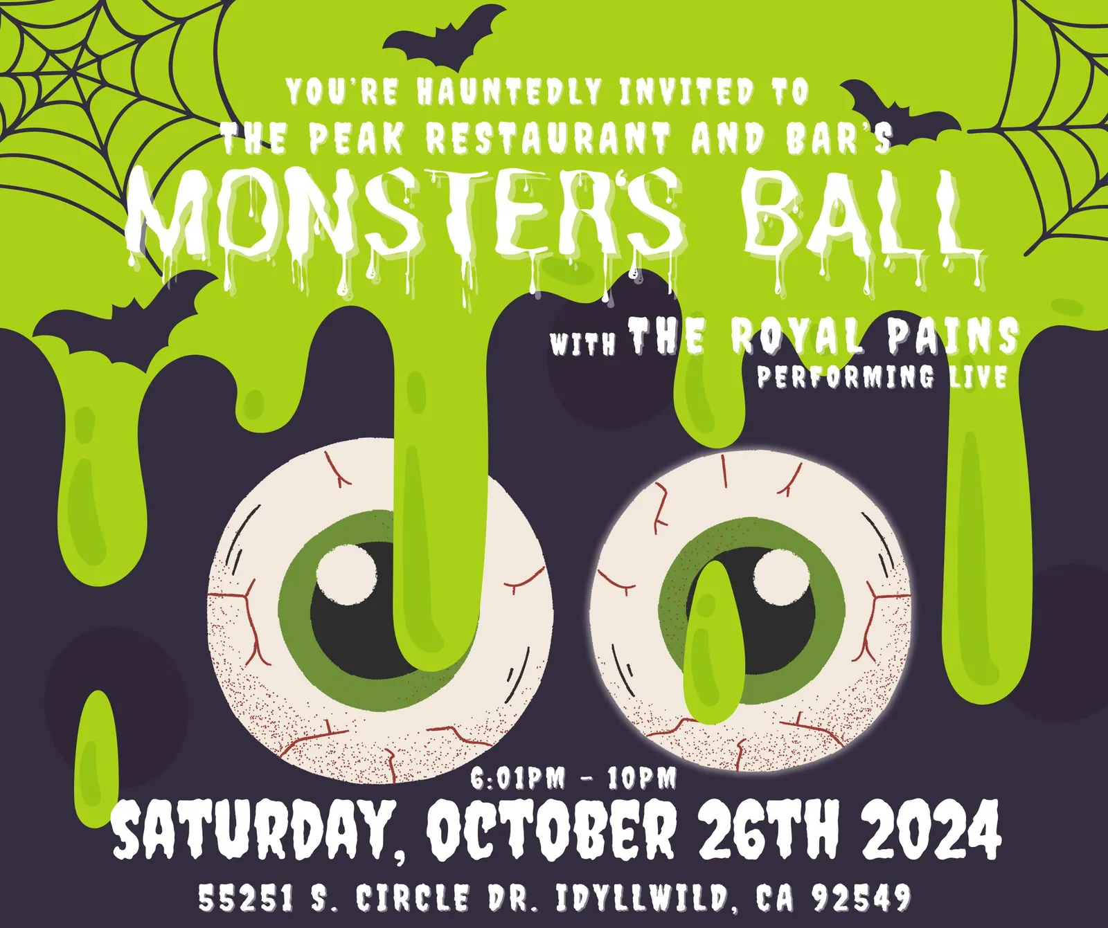 monster's ball@ the peak restaurant