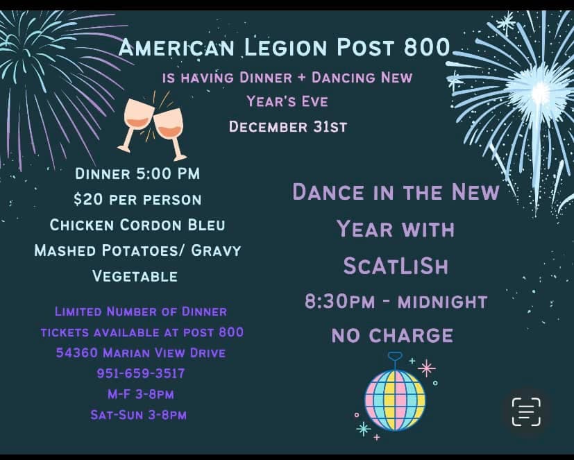New Years Eve Party@American Legion