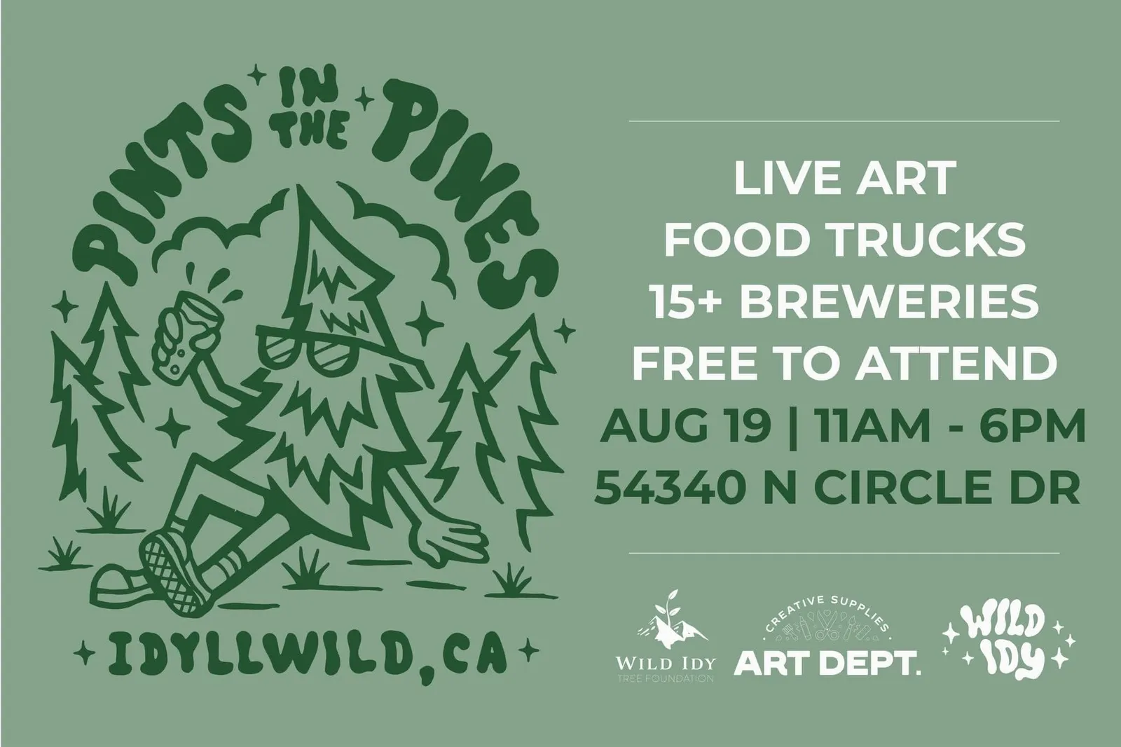 pints in the pines @ N. circle dr.