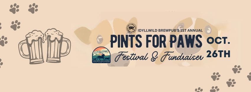 pints 4 paws@ across from idyllwild playground