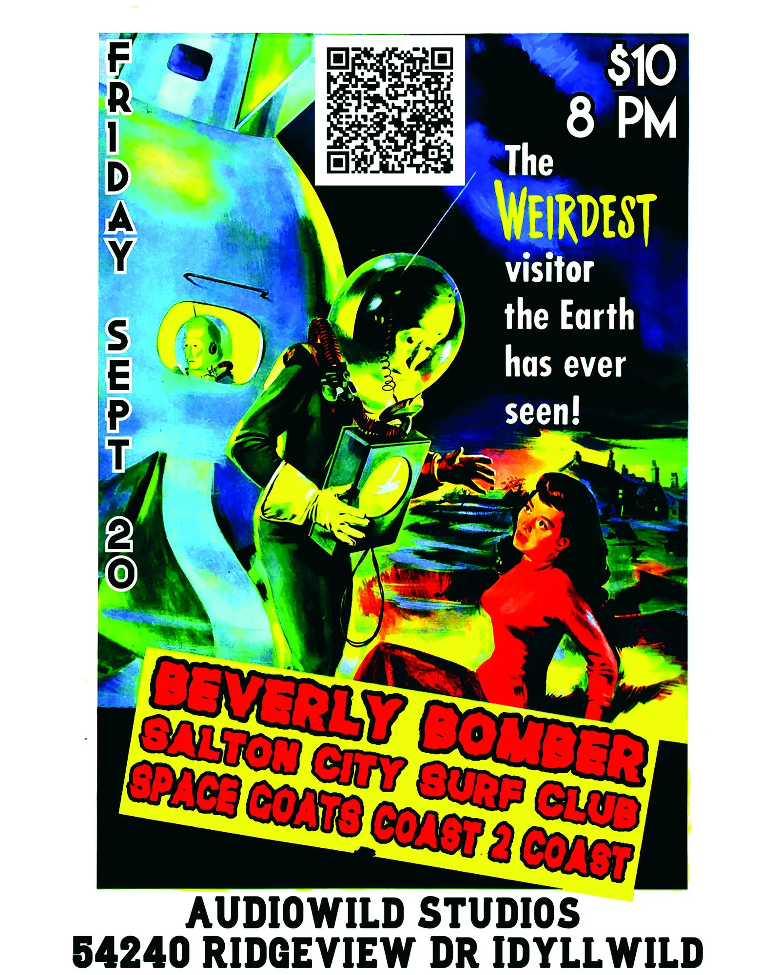 salton city surf club/ beverly bomber/ space goats@ audiowild studios