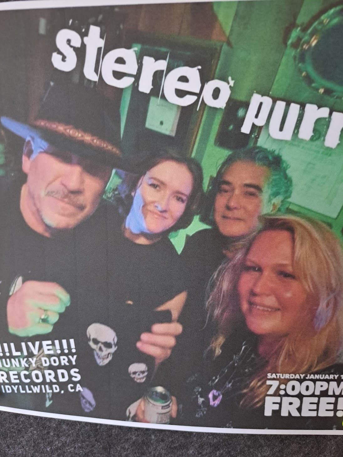 stereo purrs@ @ hunky dory records