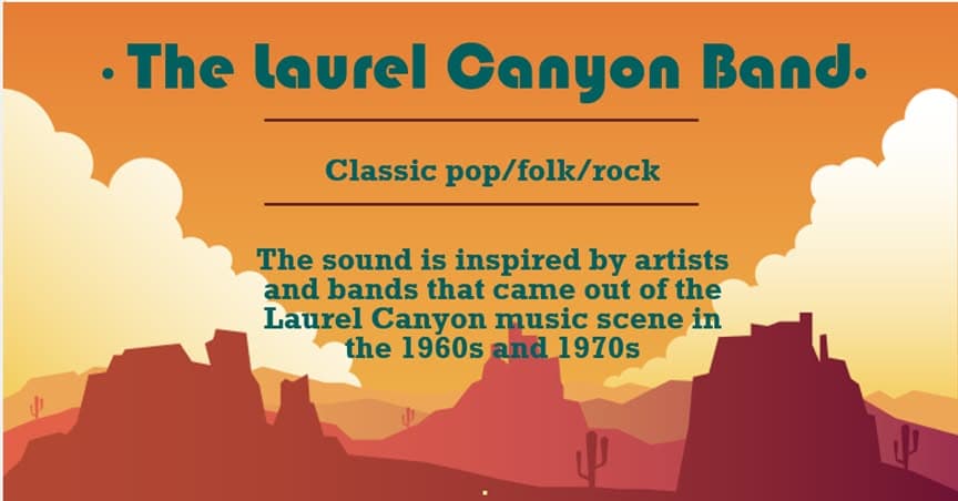 the laurel canyon band@ butterfield amphitheatre
