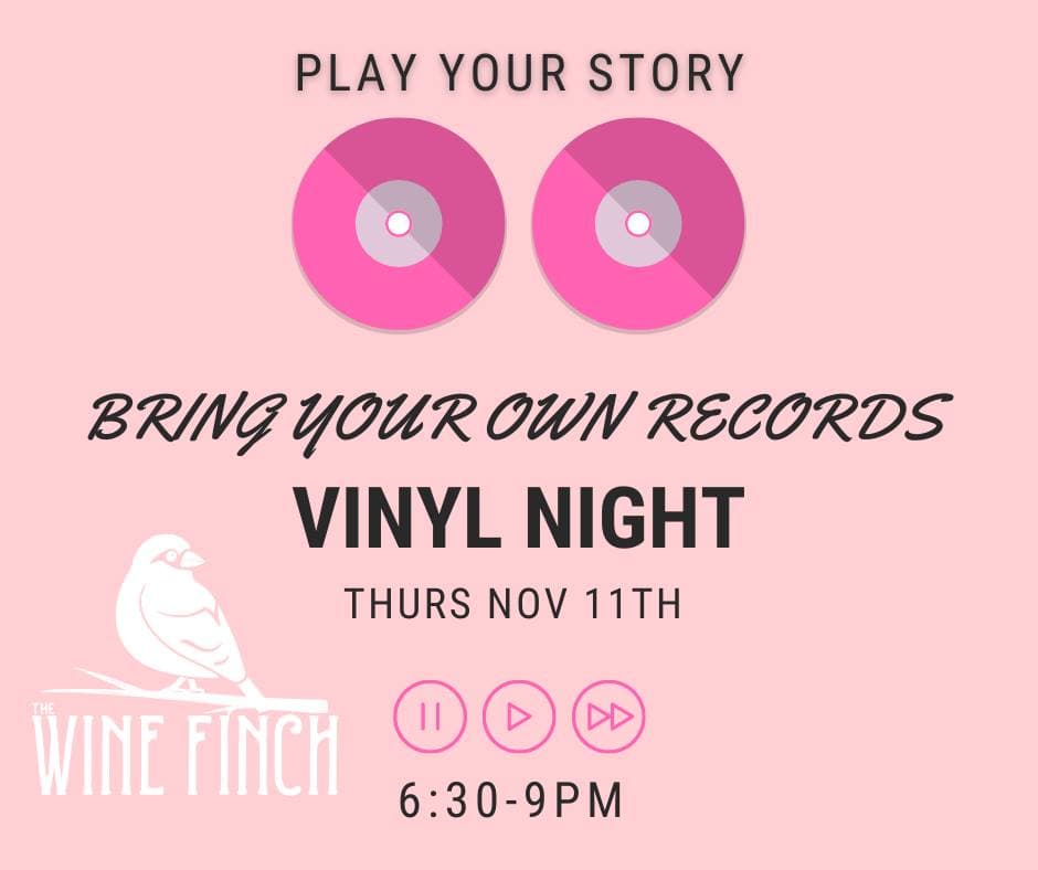 Vynl Night@Wine Finch
