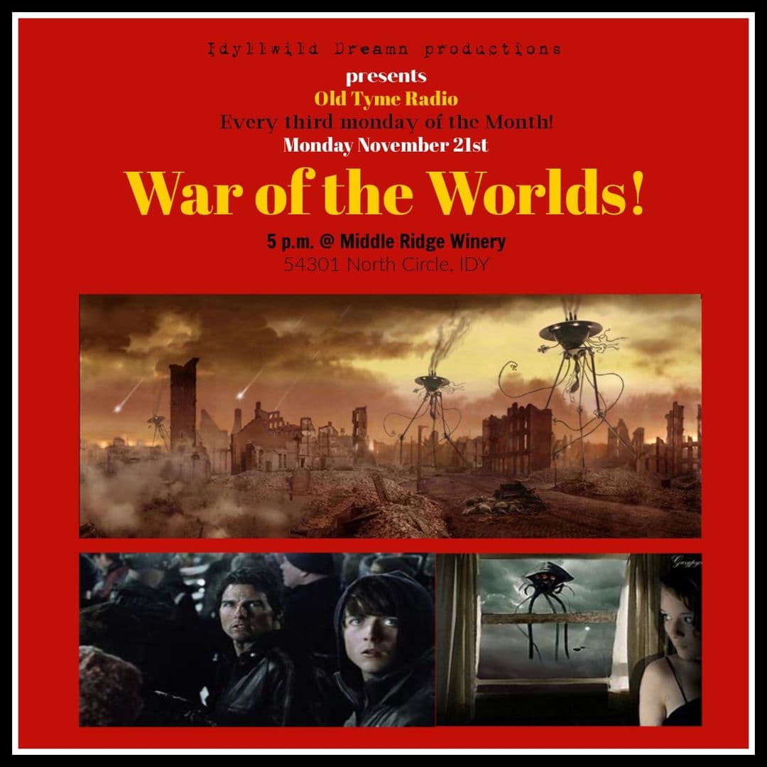 Old Tyme Radio presents "War of The Worlds@MiddleRidge