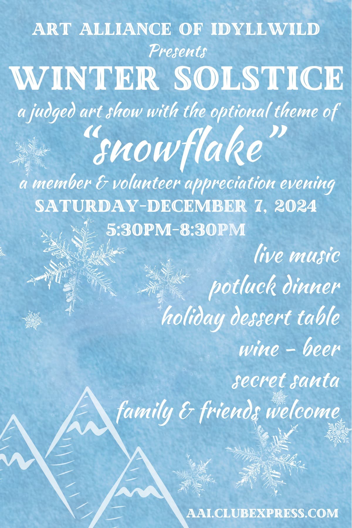 winter solstice judged art show@ harvey house